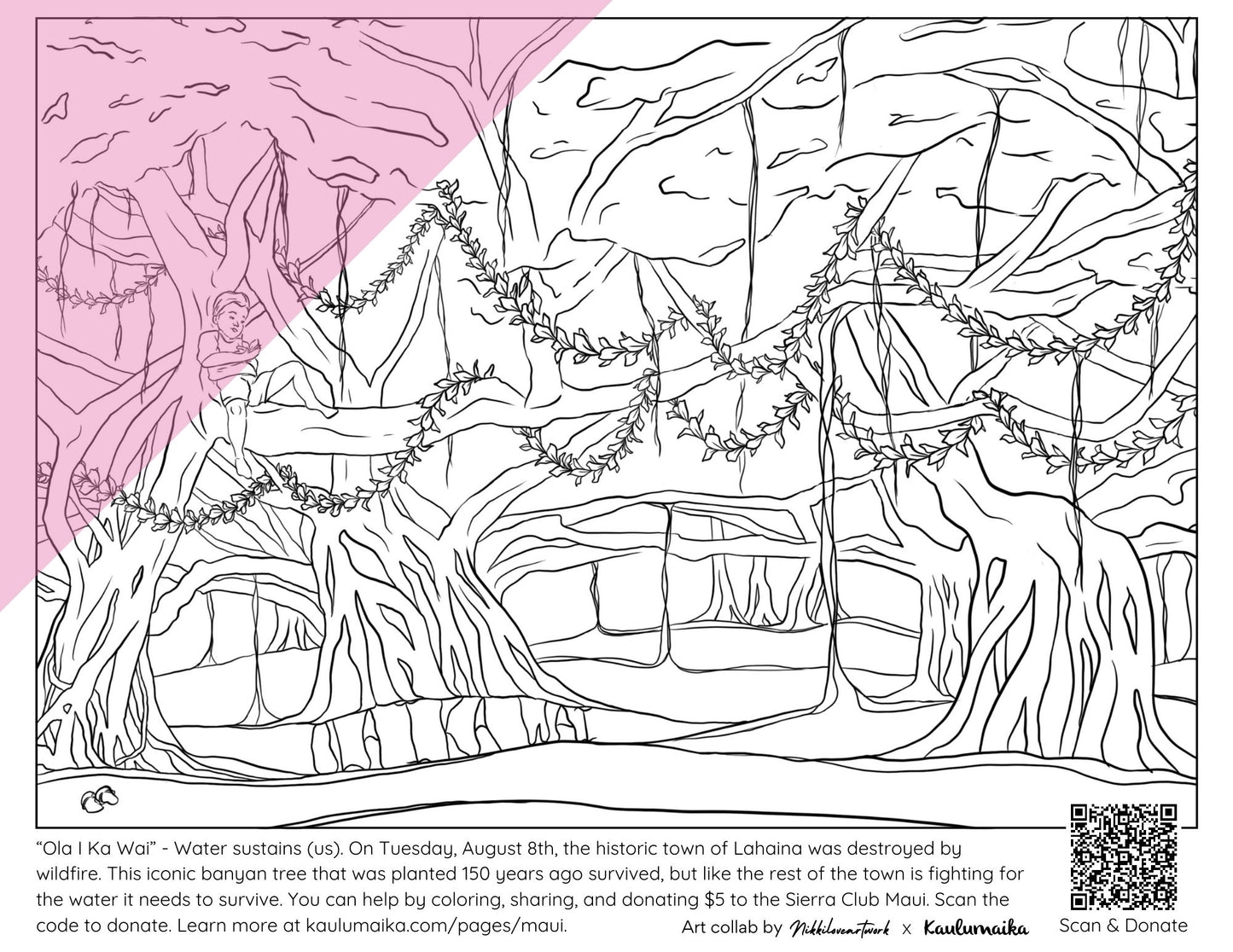 Healing for Maui Coloring Pages