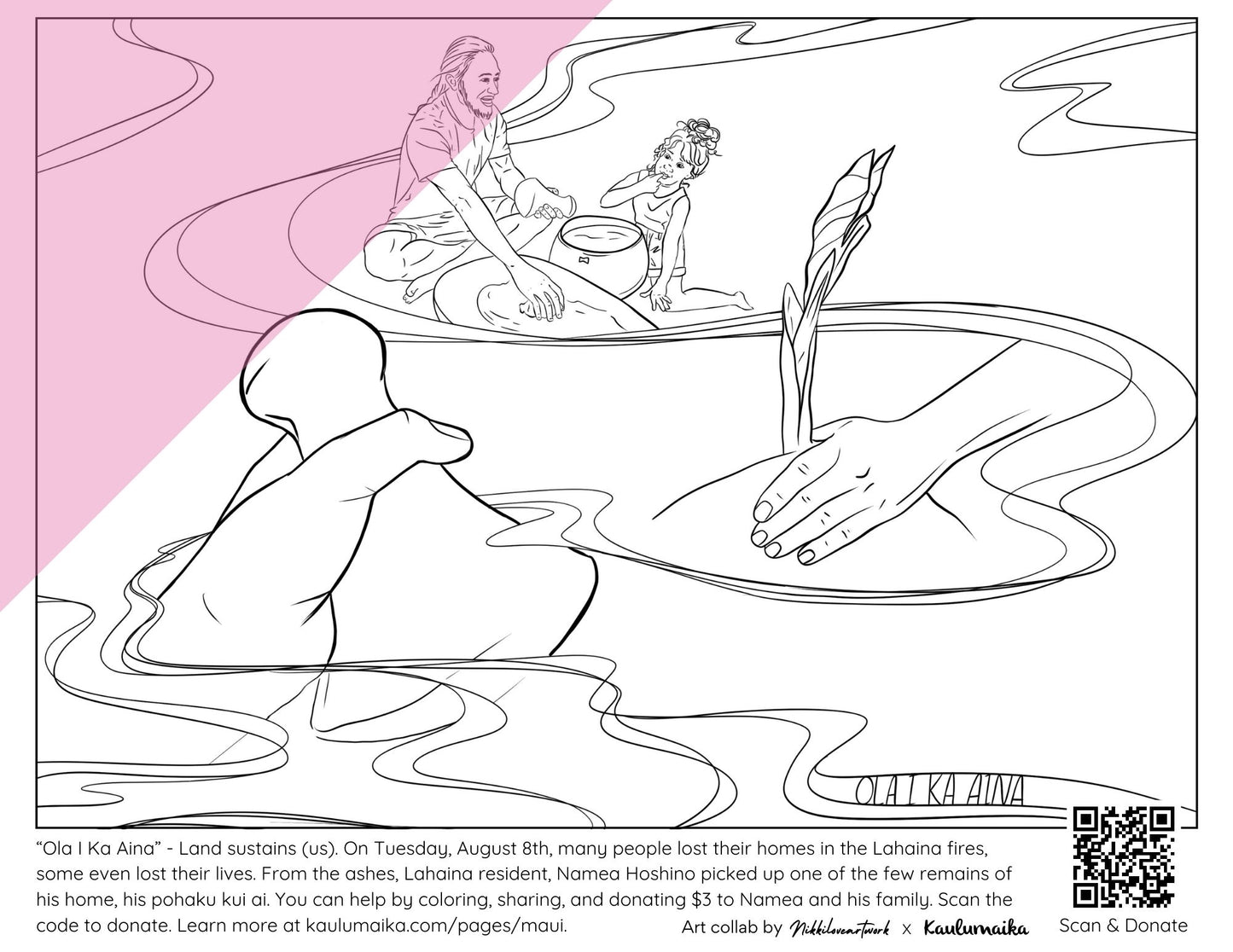 Healing for Maui Coloring Pages