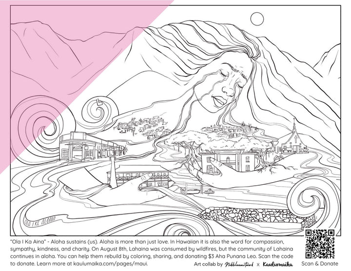 Healing for Maui Coloring Pages