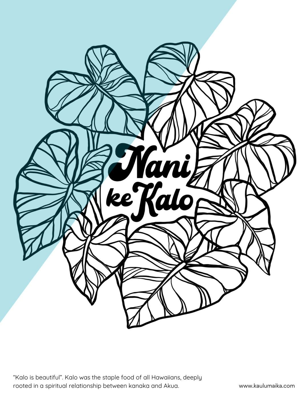 Kalo Coloring Pages