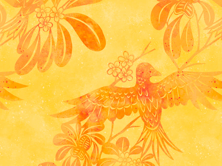 Alala & Hoawa Lenalena Fabric (Yellow)