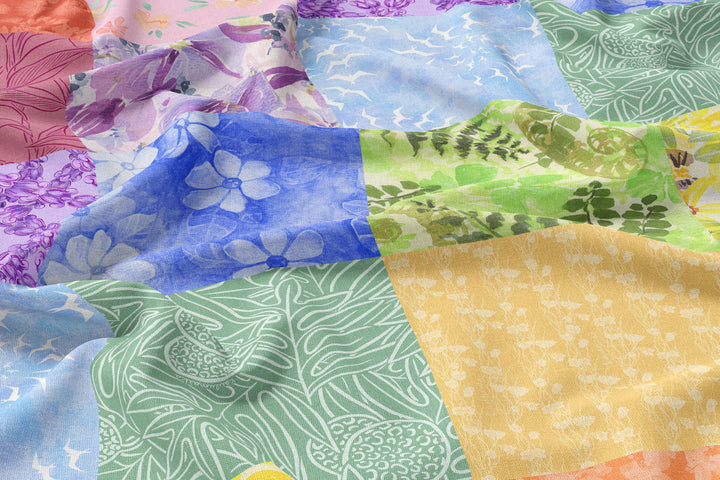 Anuenue Quilt Topper Fabric