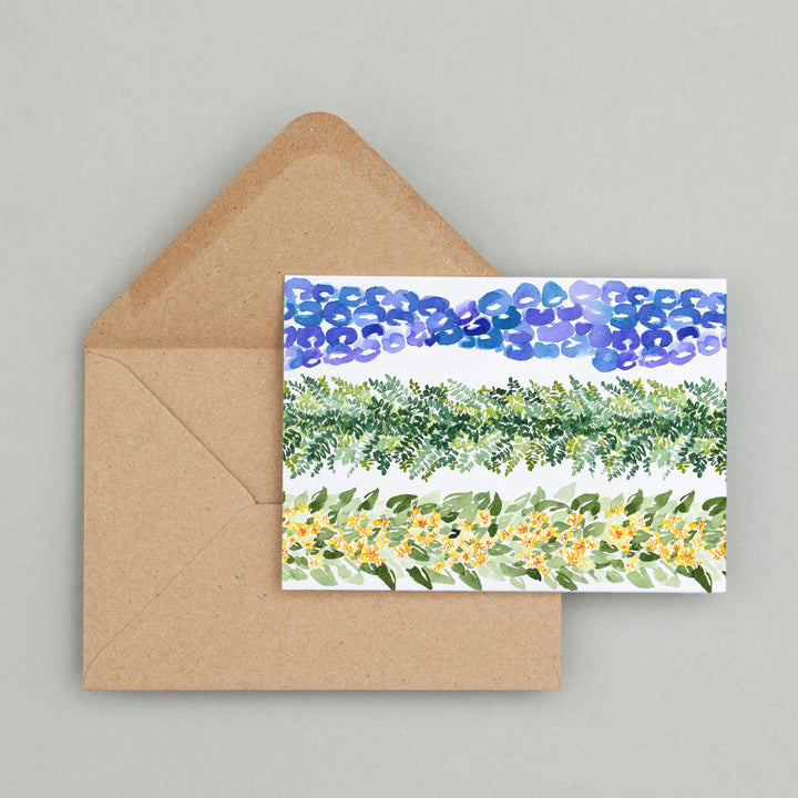 Ukiuki, Palapalai, & Nehe Lei Greeting Card