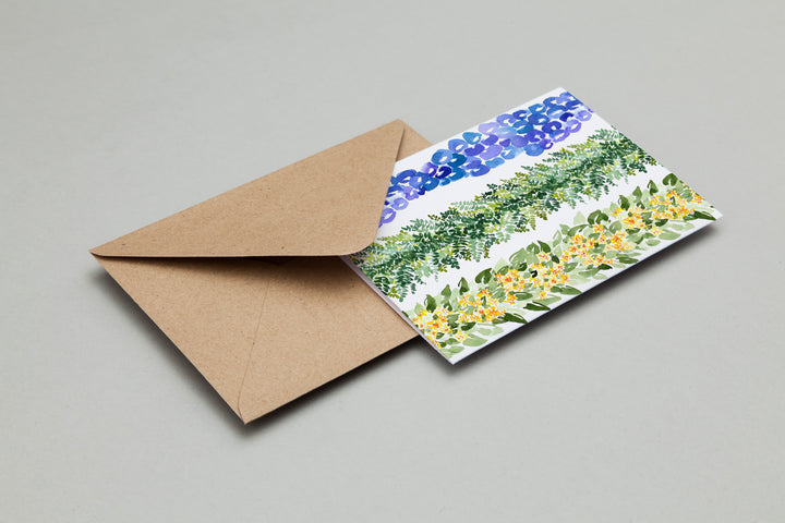 Ukiuki, Palapalai, & Nehe Lei Greeting Card