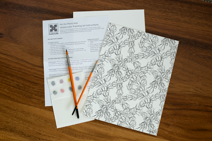 Lei Kalaunu Watercolor Painting Kit
