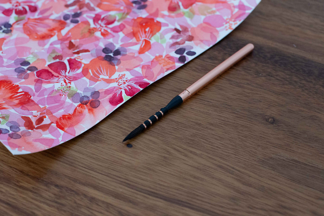 Watercolor Quill Brush Round 4