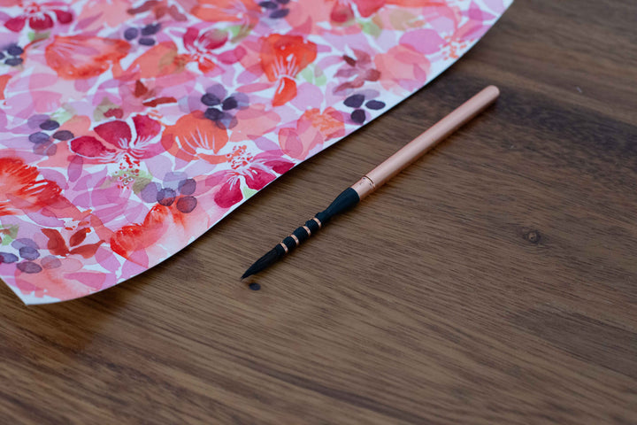 Watercolor Quill Brush Round 4