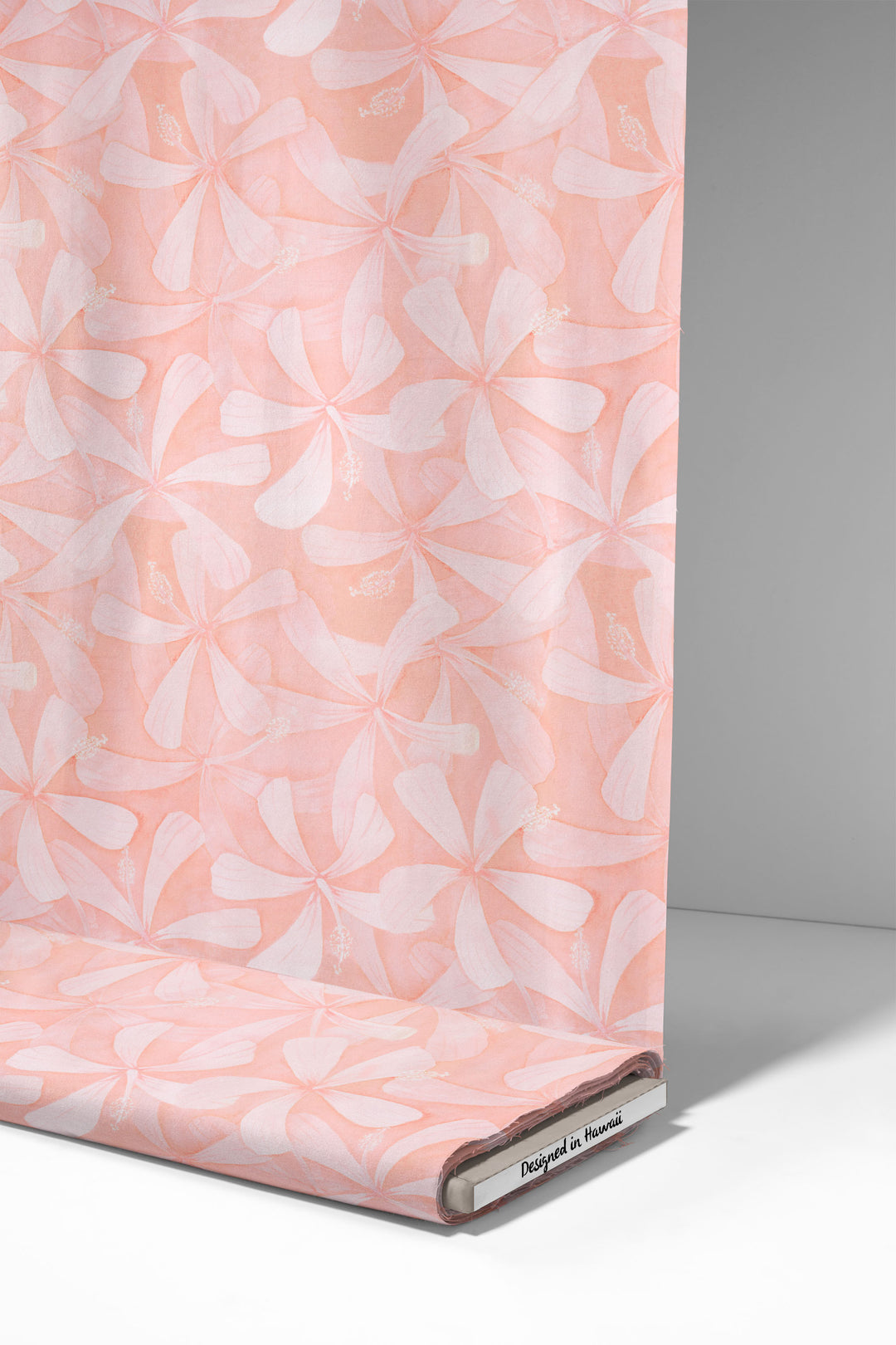 Pua Aloalo Peach Fabric