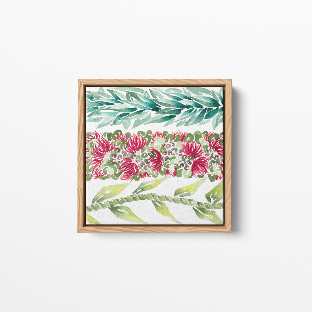 Lei Trio: Maile, Ohia Lehua, Ki