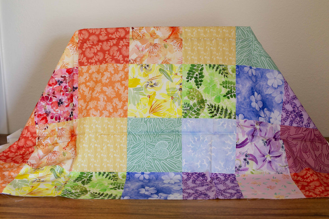 Anuenue Quilt Topper Fabric