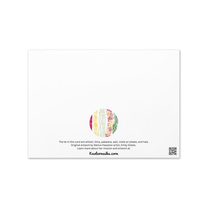 Lei Poinaole Greeting Card