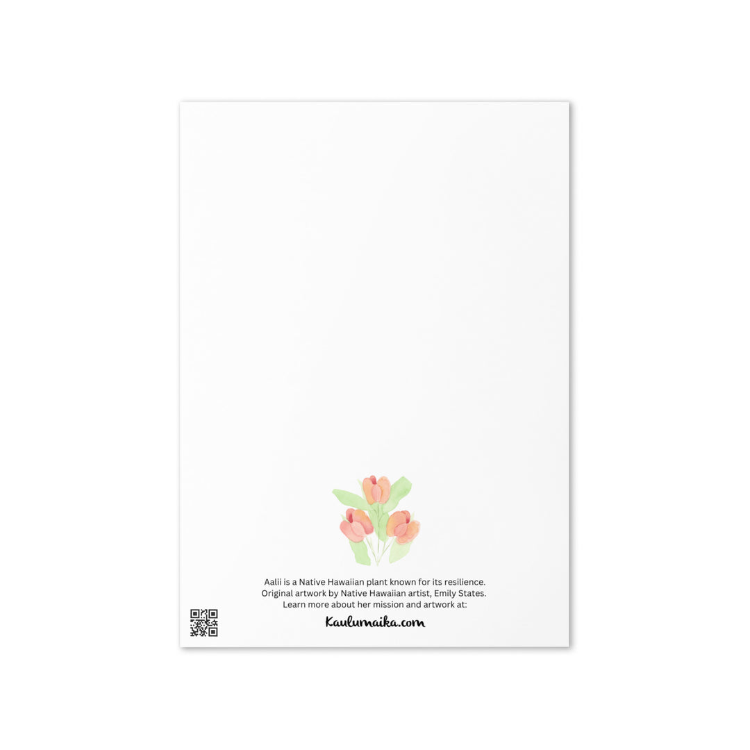 Aalii Greeting Card
