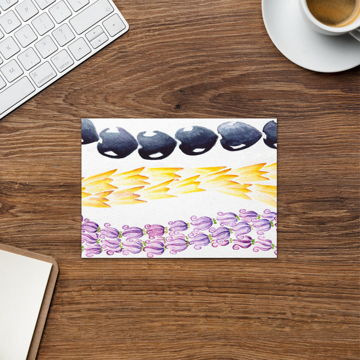 Kukui, Hala, & Pua Kalaunu Lei Greeting Card