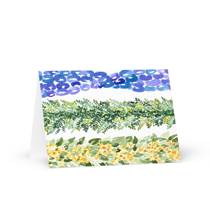 Ukiuki, Palapalai, & Nehe Lei Greeting Card