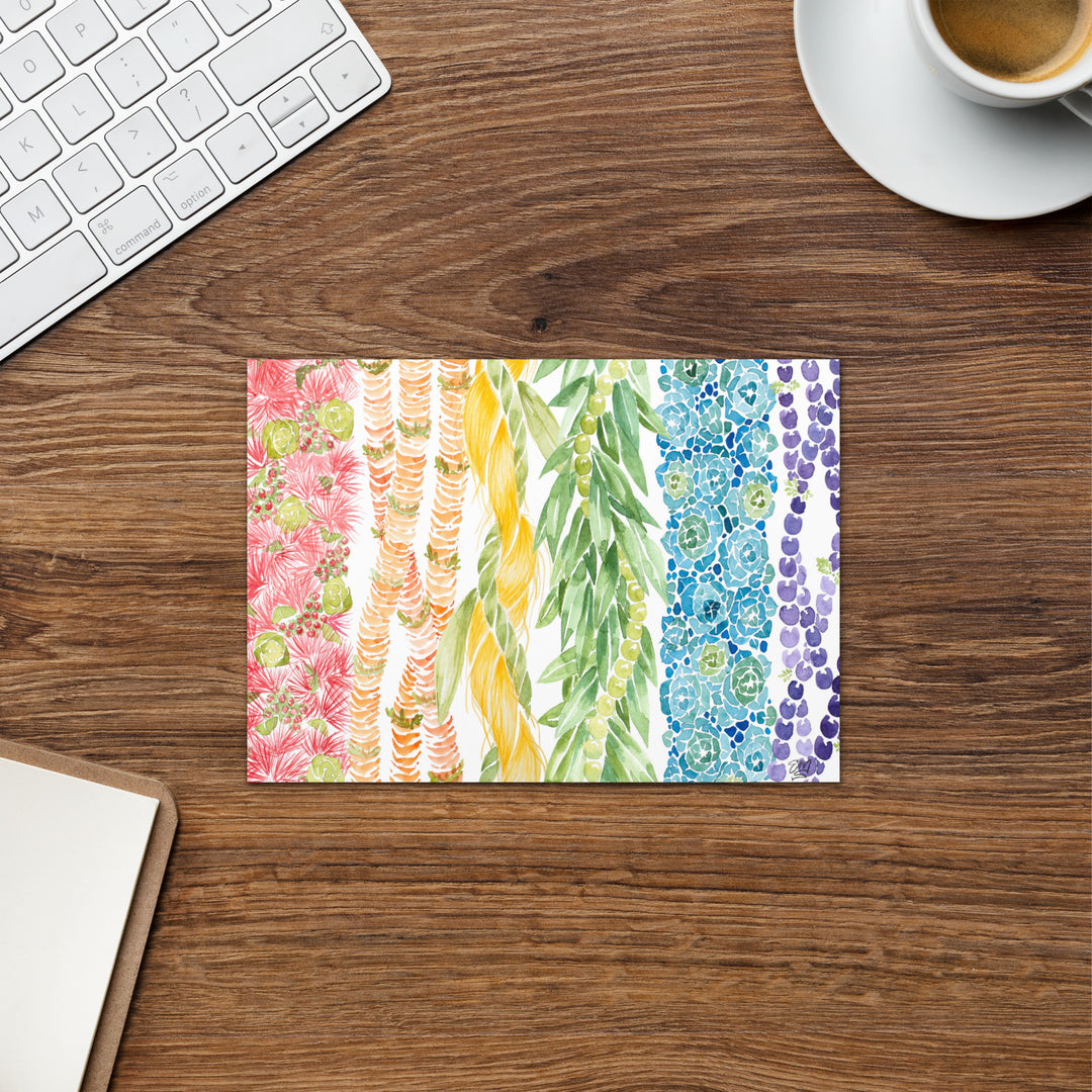 Lei Anuenue Greeting Card