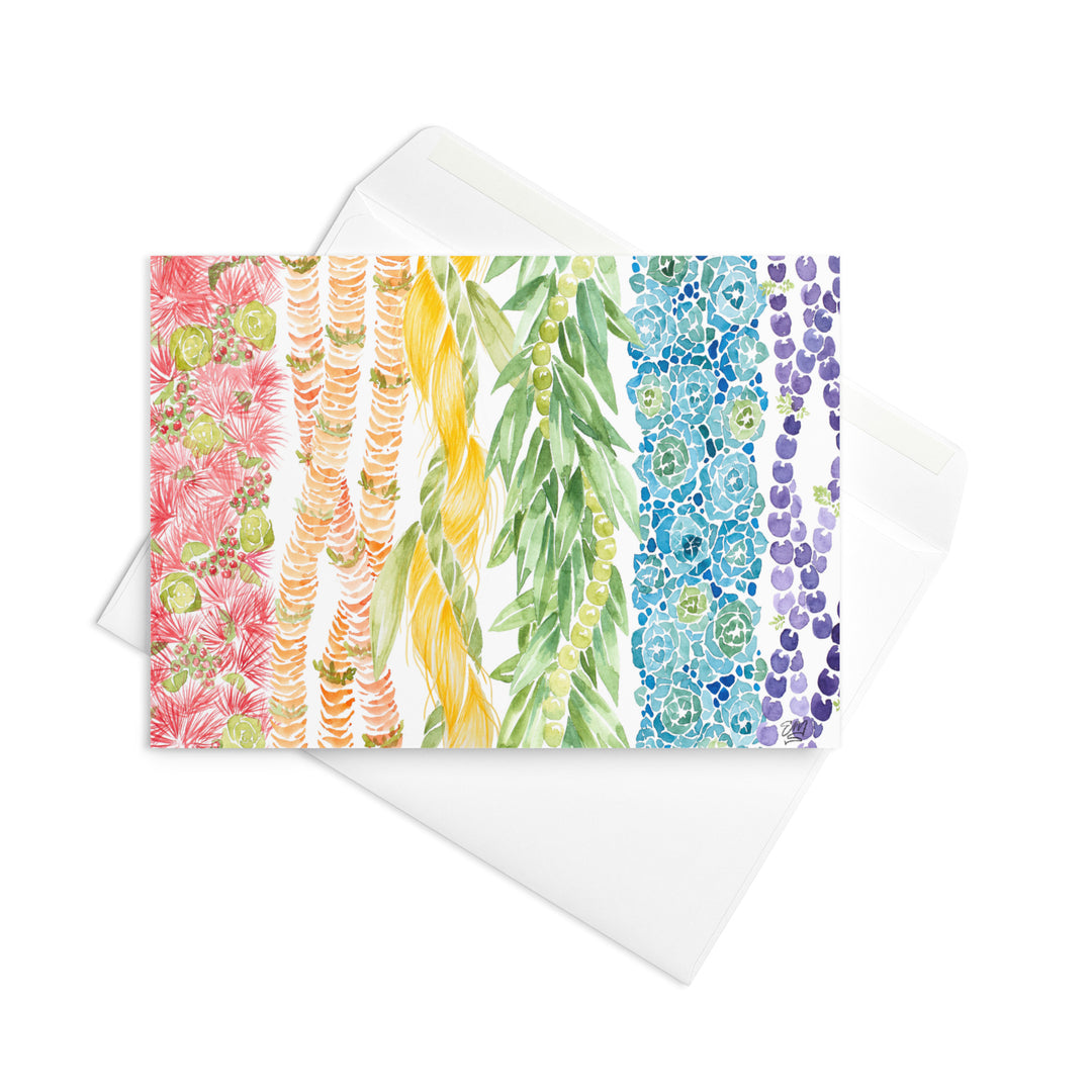 Lei Anuenue Greeting Card