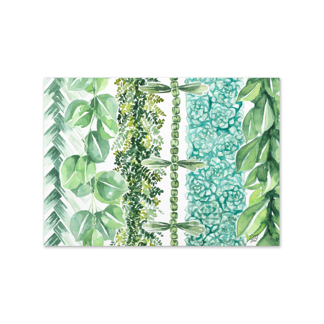 Lei Omaomao Greeting Card