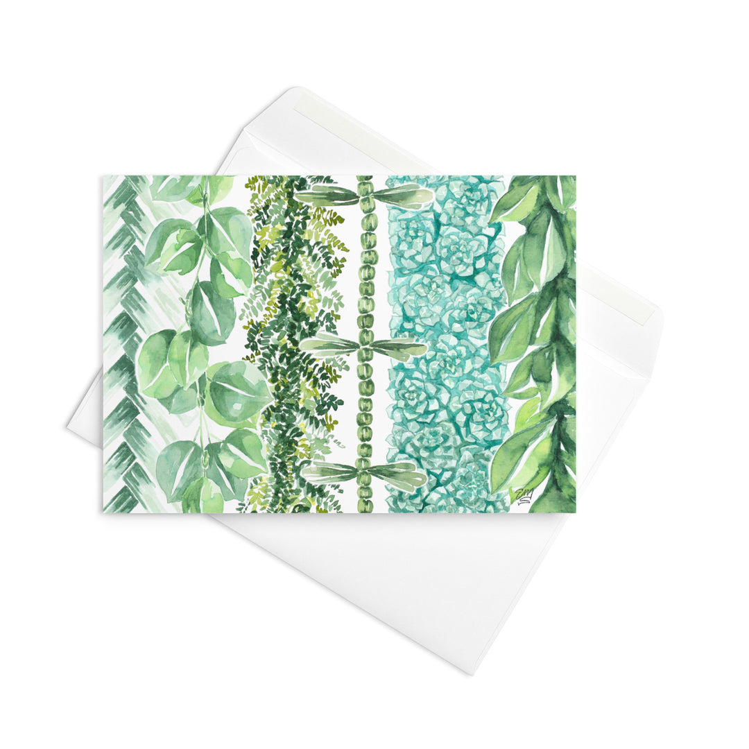 Lei Omaomao Greeting Card