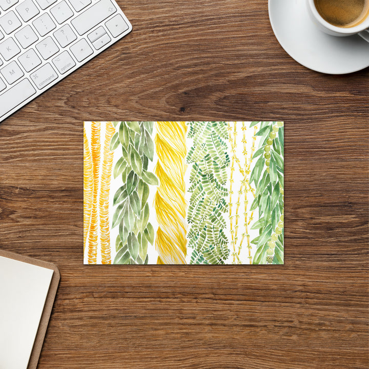 Lei Gula Greeting Card