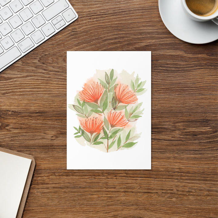 Ohia Lehua Greeting Card