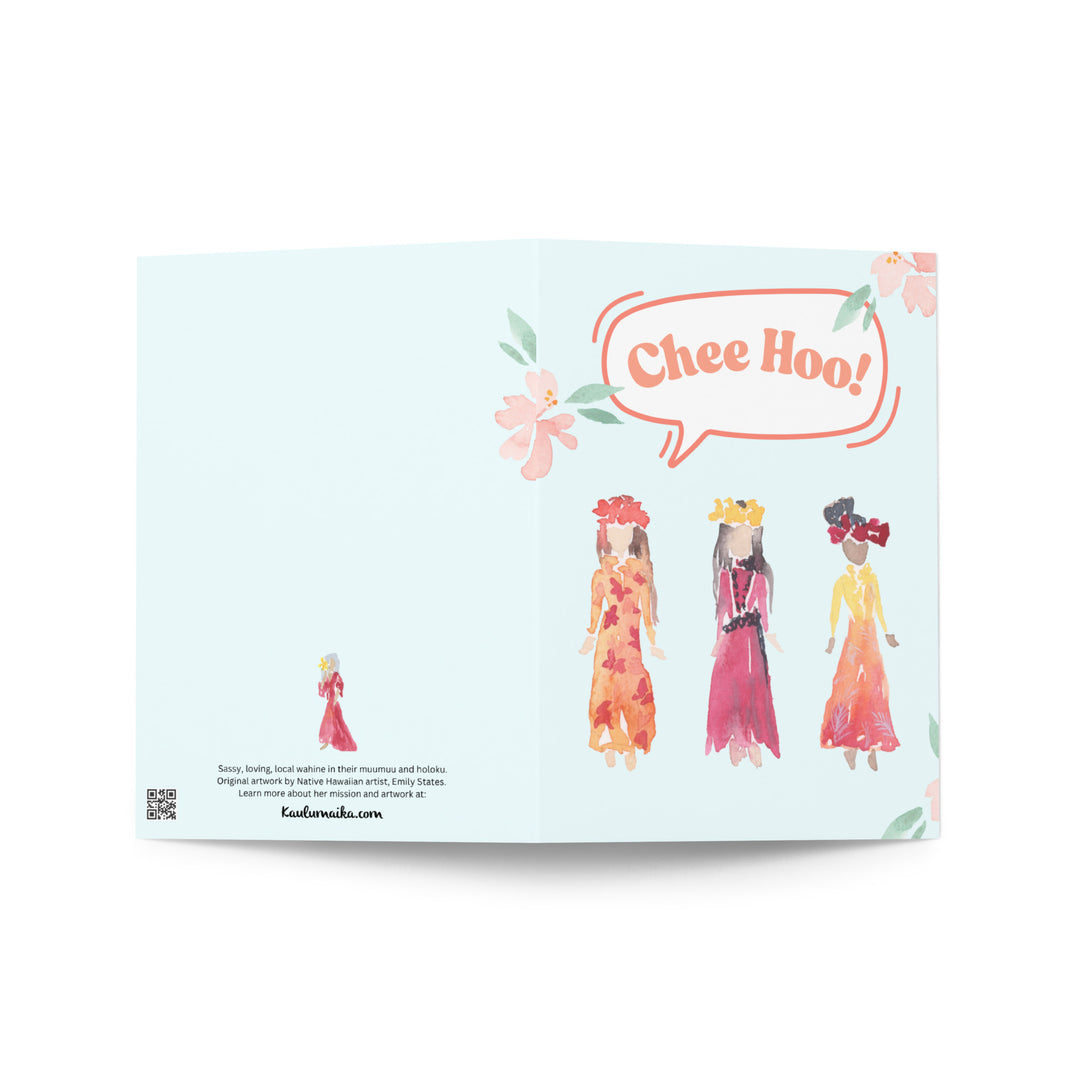 Muumuu Ladies Greeting Card Set of 5