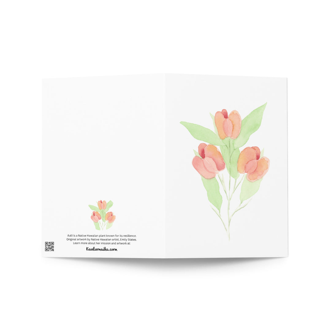 Aalii Greeting Card