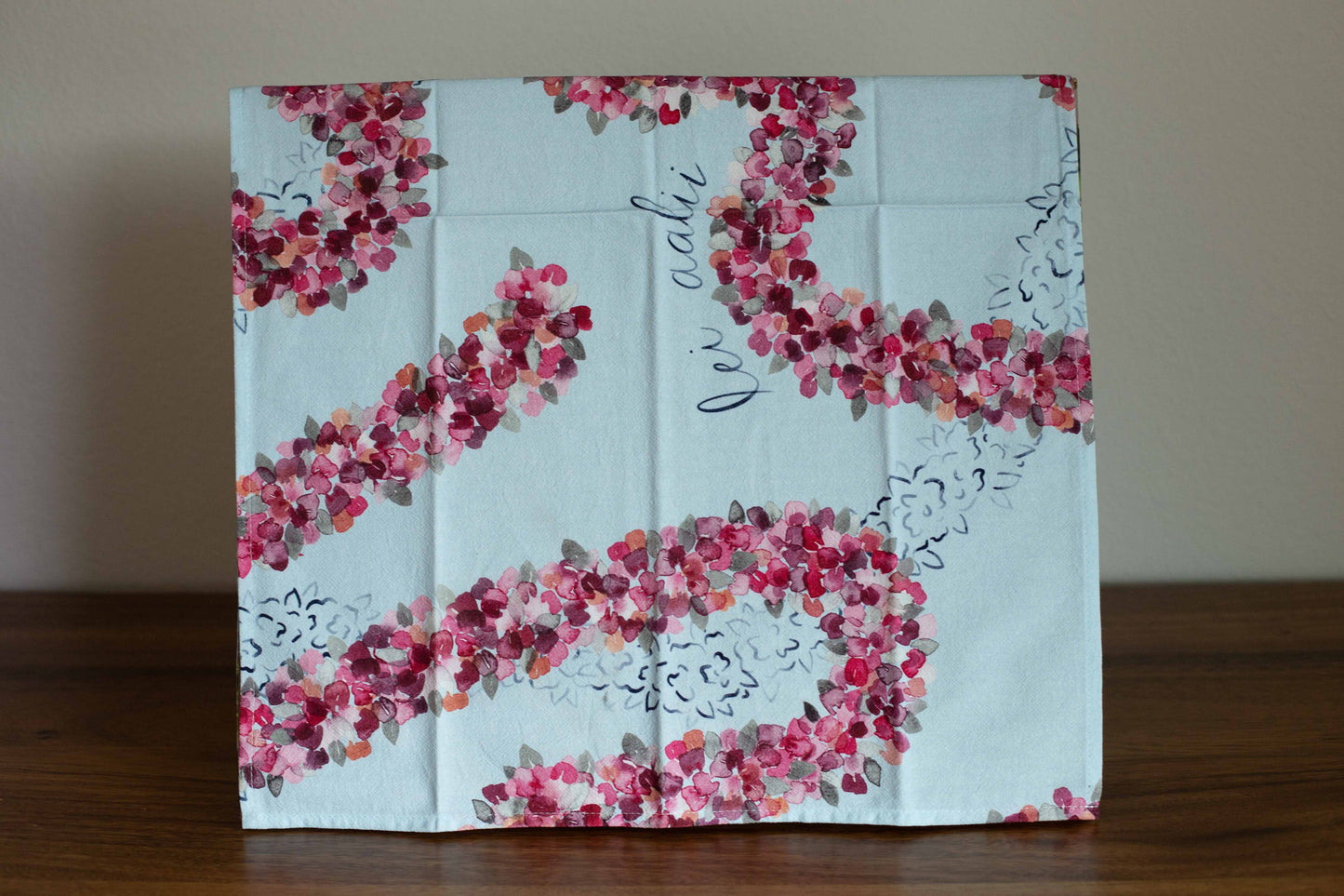 Lei Aalii Tea Towels