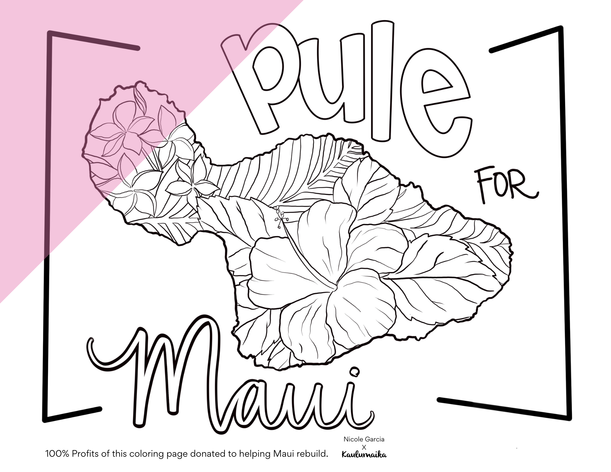 Aloha for Maui Coloring Pages – Kaulumaika