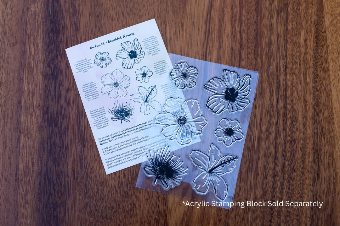 Na Pua Ui Stamp Set