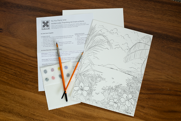 Hana Maui Watercolor Painting Kit
