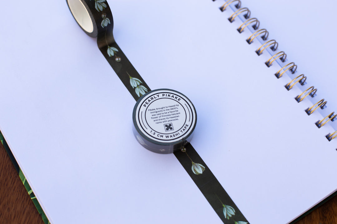 Pearly Pikake Washi Tape