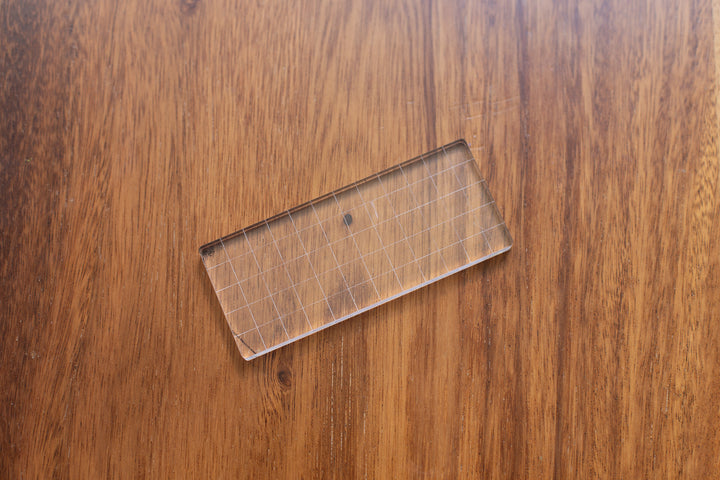 4.75” x 2” Acrylic Stamping Block