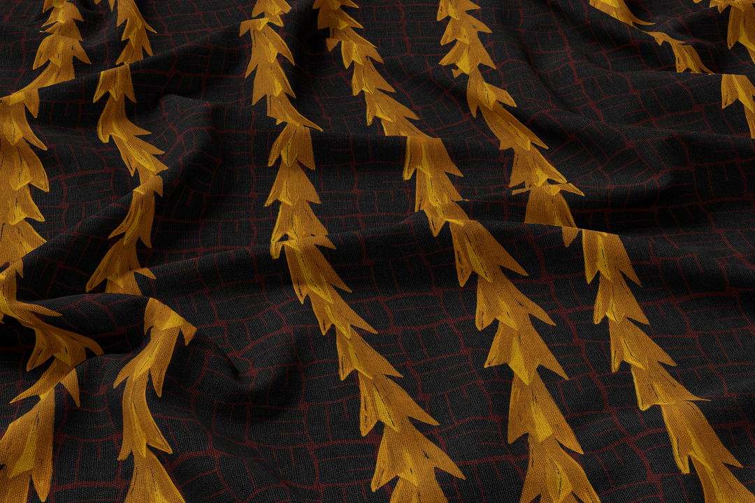 **PREORDERS** Lei Hala Eleele Fabric **PREORDERS**