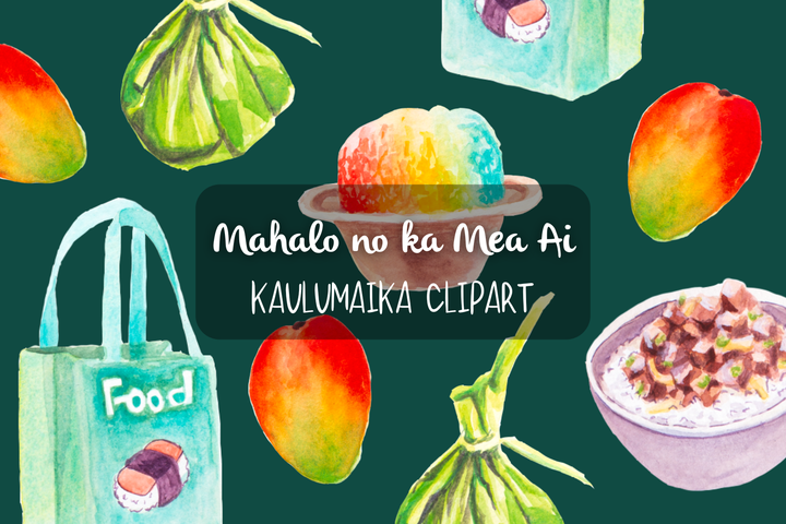 (HE) Mahalo no ka Mea Ai Clipart