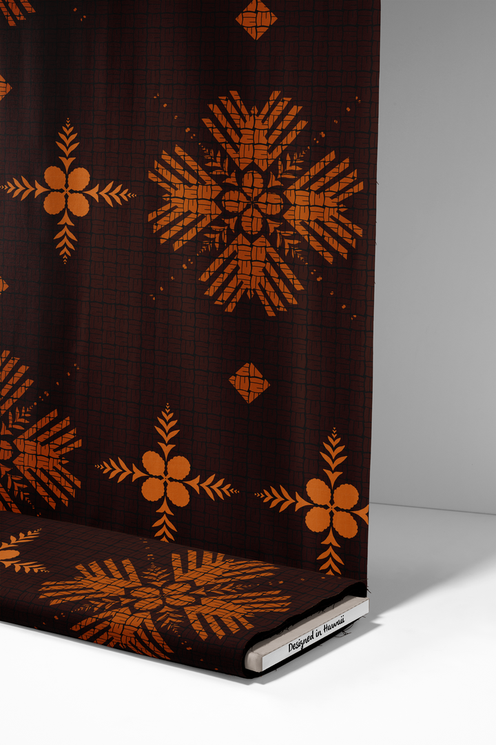 **PREORDERS** Quilted Hala & Hinano Brown Fabric **PREORDERS**