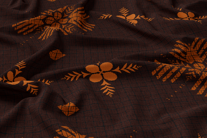 **PREORDERS** Quilted Hala & Hinano Brown Fabric **PREORDERS**