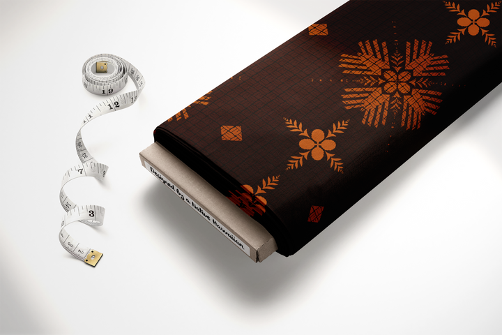 **PREORDERS** Quilted Hala & Hinano Brown Fabric **PREORDERS**