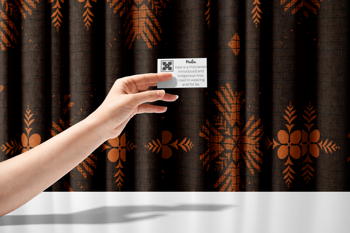 **PREORDERS** Quilted Hala & Hinano Brown Fabric **PREORDERS**