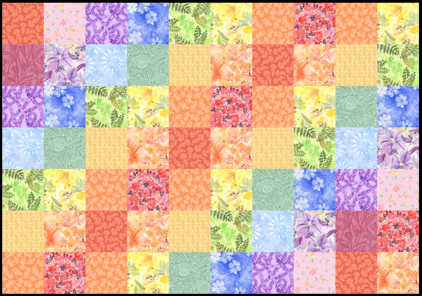 Anuenue Quilt Topper