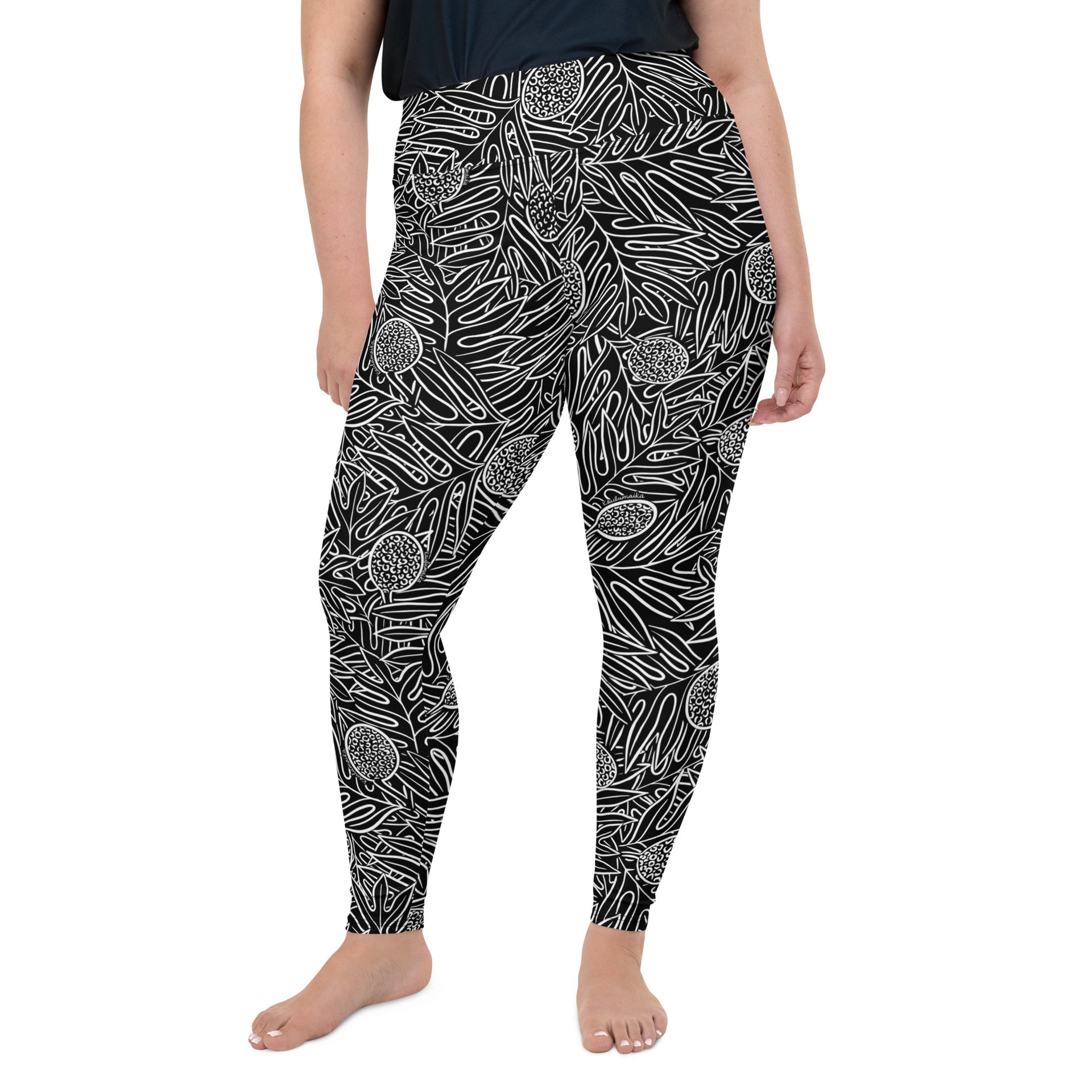 Know The Future All-Over Print Plus Size Leggings