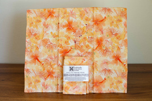 Native Hawaiian Plants - Alani (Orange) Tea Towels